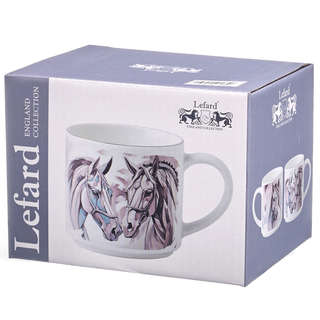 Кружка 'Horse' 500 мл, серебро, Lefard 5