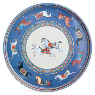 Поднос сервировочный 'Passage' 33 см, Agness, синий