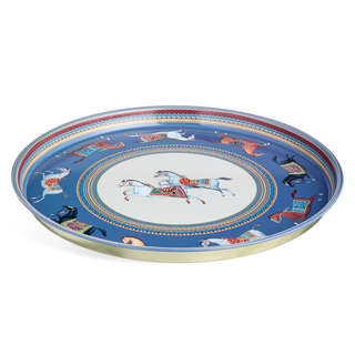 Поднос сервировочный 'Passage' 33 см, Agness, синий 2