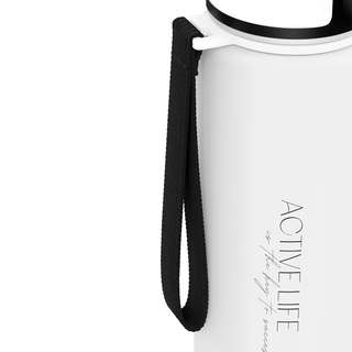 Бутылка для воды MESHU 'Active' 600мл, пластик, белая 4