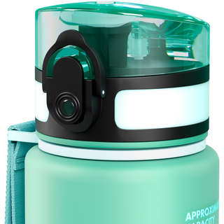 Бутылка для воды MESHU 'Don't give up' 600мл, пластик, зеленая 3