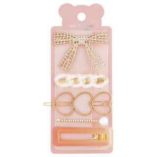 Заколки для волос MESHU, 5 шт в наборе, европодвес