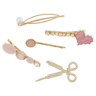 Заколки для волос MESHU, золотистые, 5 шт в наборе, европодвес 2