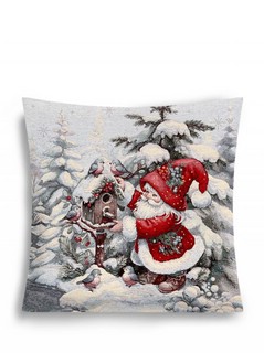 Наволочка декоративная 'Гном' (кормушка для птиц) 45х45 см, г...