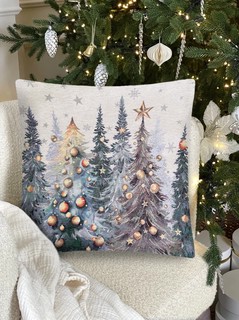 Наволочка декоративная 'Ели Тиволи' 45х45 см, гобелен, Le Gobelin 3