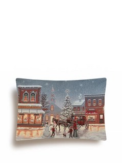 Наволочка декоративная 'Дрезден' 50х70 см, гобелен, серебро, ...