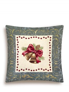 Наволочка декоративная 'Рождественская ночь, Колокольчики', 4...