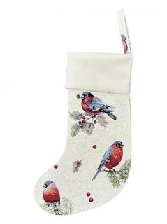 Сапожок 'Новогодние друзья снегири' 22х35 см, Agness