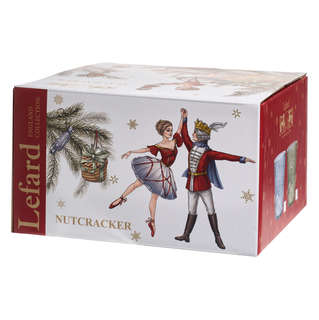 Набор из 4-х стаканов 'Щелкунчик' зеленый, 280 мл, LEFARD 7