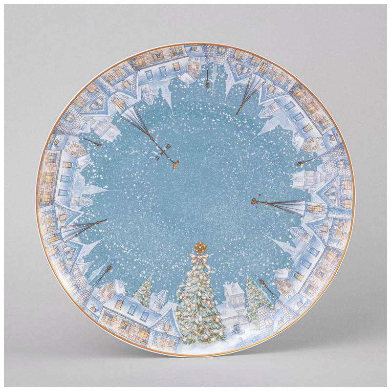 Тарелка обеденная 25 см 'Снежная королева', LEFARD артикул 590-629