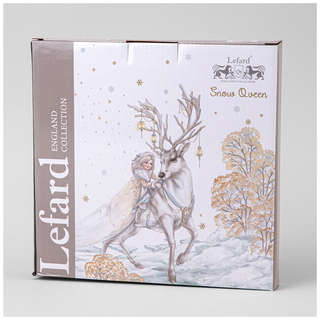 Тарелка обеденная 25 см 'Снежная королева', LEFARD артикул 590-629 2