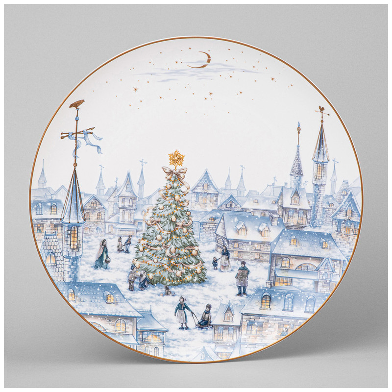 Тарелка обеденная 25 см 'Снежная королева', LEFARD артикул 590-630