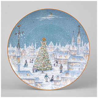 Тарелка закусочная 20 см 'Снежная королева', LEFARD артикул 5...