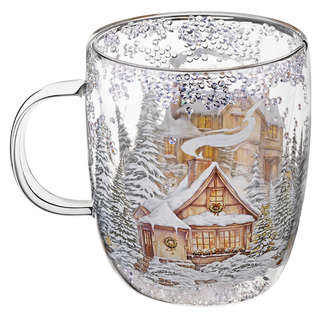 Кружка с двойными стенками 'Накануне Рождества' 410 мл, LEFARD 2