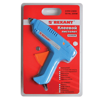 Клеевой пистолет REXANT, 100Вт, 12-0105 6