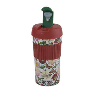 Термокружка 500 мл, с силиконовой вставкой, 'Flora Пионы' 4