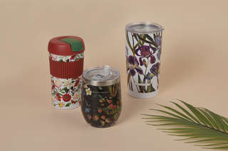 Термокружка 500 мл, с силиконовой вставкой, 'Flora Пионы' 7