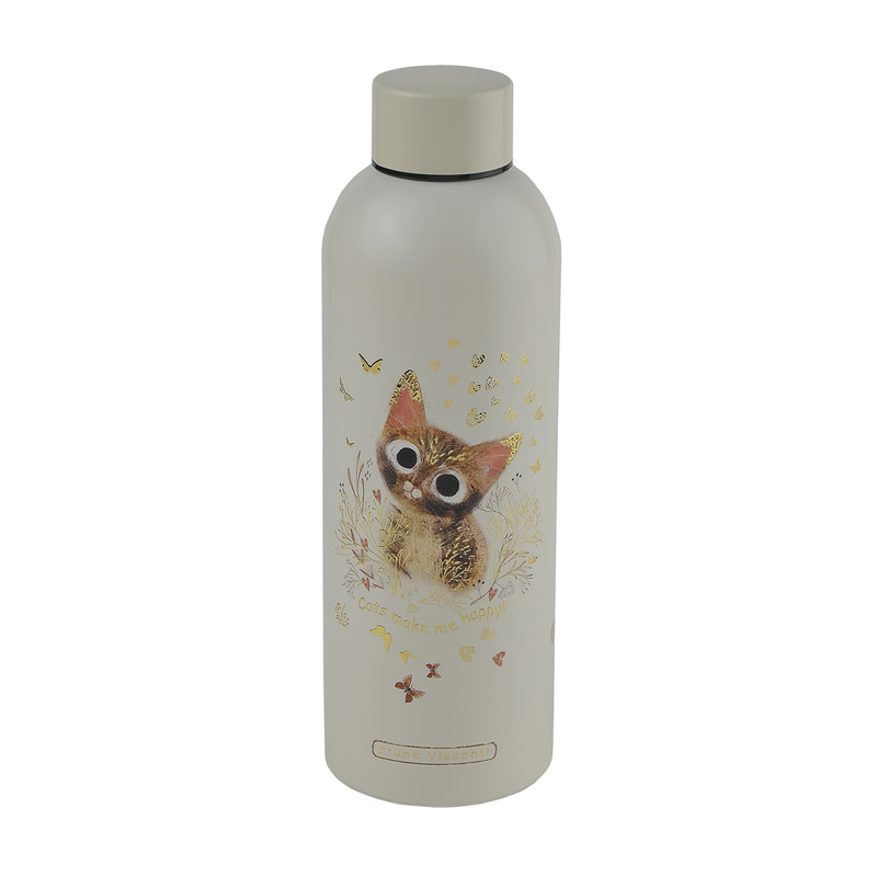 Термобутылка 500 мл 'Love Me Милый котик'