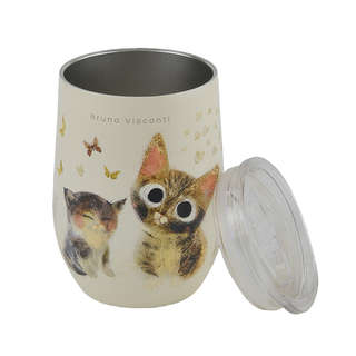 Термокружка 360 мл 'Love Me Котики счастье' 6