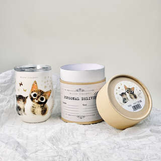 Термокружка 360 мл 'Love Me Котики счастье' 7