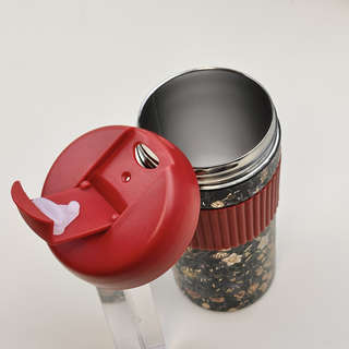 Термокружка 500 мл, с силиконовой вставкой, 'Flora Лесные ягоды' 9