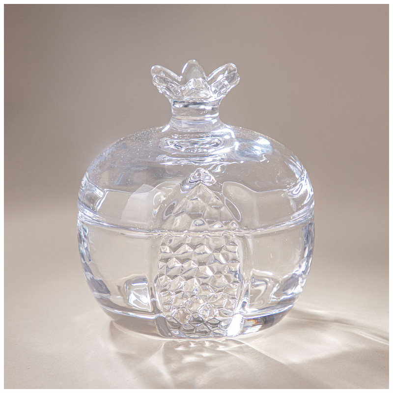 Емкость для хранения 'Гранат' 10х10 см, с крышкой, LEFARD