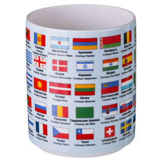 Кружка 'Флаки стран мира' 630 мл, LEFARD 3