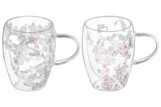 Набор из двух кружек 350 мл 'Crystal glass' с двойными стенками 2