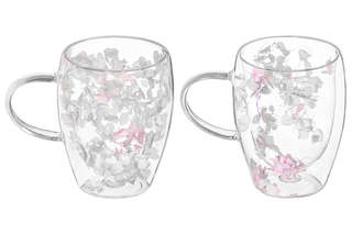 Набор из двух кружек 350 мл 'Crystal glass' с двойными стенками 3
