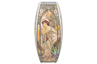 Ваза 2 л, 11х11х25 см 'Времена года' квадрат, NEW BONE CHINA 8