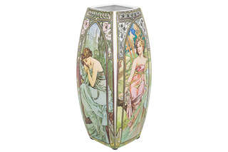 Ваза 2 л, 11х11х25 см 'Времена года' квадрат, NEW BONE CHINA 4