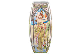 Ваза 2 л, 11х11х25 см 'Времена года' квадрат, NEW BONE CHINA 7