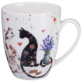 Кружка 430 мл 'Лавандовые коты', Lefard арт.425-163