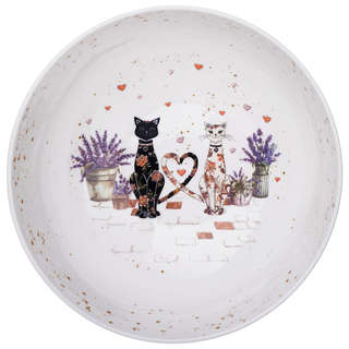 Салатник 850 мл, 17 см 'Лавандовые коты', Lefard 2