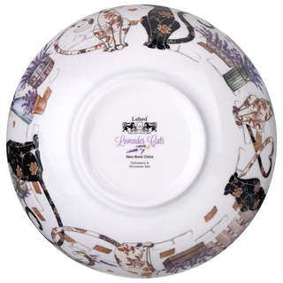 Салатник 850 мл, 17 см 'Лавандовые коты', Lefard 5