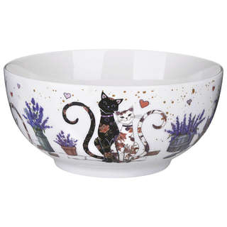 Салатник 730 мл, 15 см 'Лавандовые коты', Lefard 2