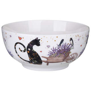 Салатник 730 мл, 15 см 'Лавандовые коты', Lefard 3