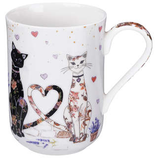 Кружка 330 мл 'Лавандовые коты', Lefard арт.425-177