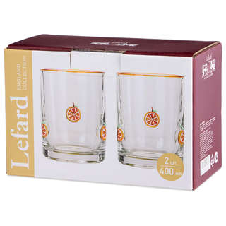 Набор из двух стаканов 400 мл 'Fruity Orange', Lefard 4
