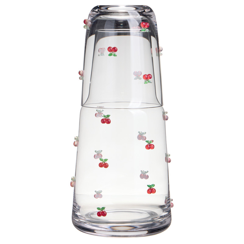 Графин с крышкой-стаканом 890/330 мл 'Fruity Cherry', Lefard