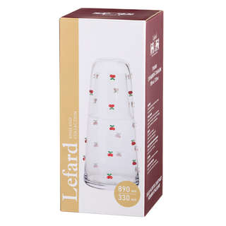 Графин с крышкой-стаканом 890/330 мл 'Fruity Cherry', Lefard 5