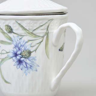 Кружка заварочная 350 мл 'Васильки' с крышкой и ситом, Lefard 6