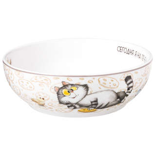 Салатник 600 мл, 15 см 'Счастье есть', Lefard