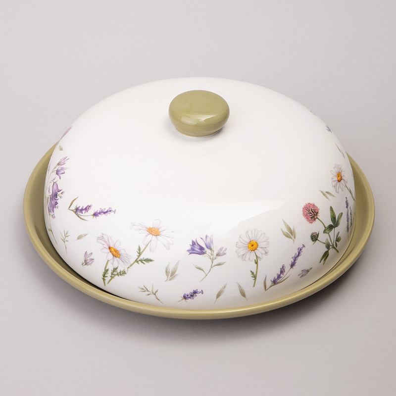 Блюдо для блинов Flower Story, 23х10 см, Agness