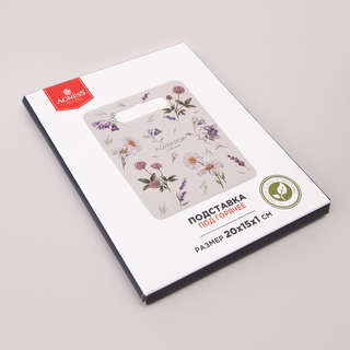 Подставка под горячее 20х15 см, Agness Flower Story 2