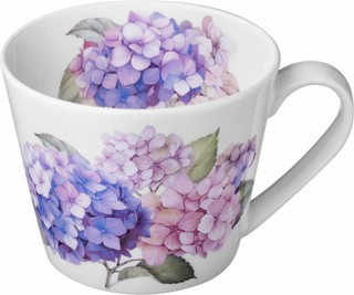 Кружка 'Гортензия', фарфор, 450 мл, Lefard