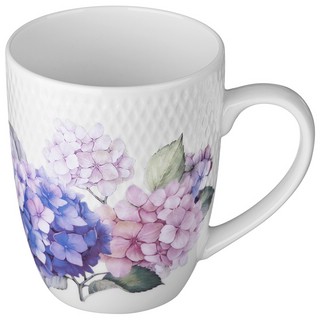Кружка 'Гортензия', фарфор, 400 мл, Lefard