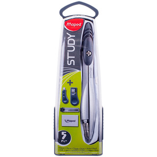 Готовальня Maped 'Study', 5 предметов, циркуль 120мм, пластик...