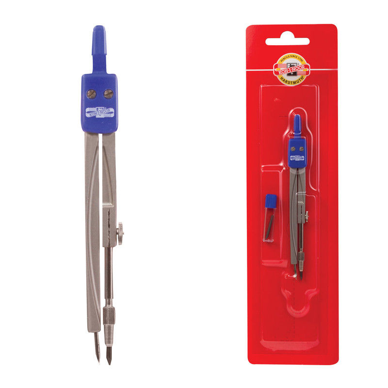 Циркуль металлический в блистере