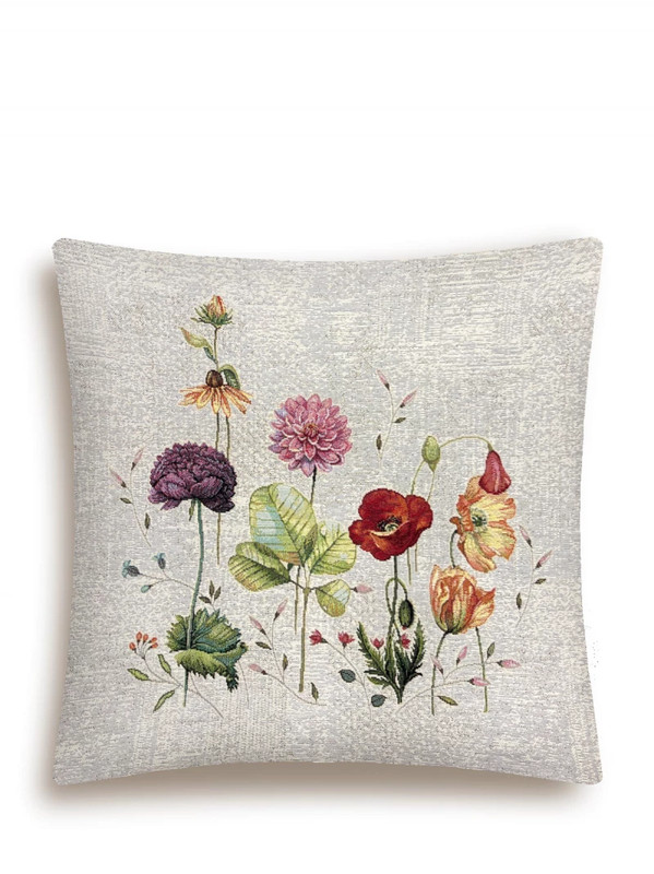 Наволочка декоративная 'Акварель: Маки' (фон) 45х45 см, гобелен, Le Gobelin
